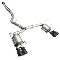 AWE Tuning - AWE 2015+ Subaru WRX VA Sedan Touring Edition Exhaust - Diamond Black Tips (102mm) - Image 4