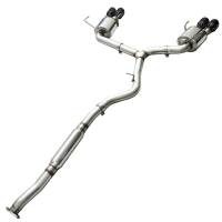 AWE Tuning - AWE 2015+ Subaru WRX VA Sedan Touring Edition Exhaust - Diamond Black Tips (102mm) - Image 5