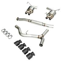 AWE Tuning - AWE 2015+ Subaru WRX VA Sedan Touring Edition Exhaust - Diamond Black Tips (102mm) - Image 6