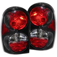 ANZO Headlights, Tail Lights and More  - ANZO 2002-2007 Jeep Liberty Taillights Black - Image 1