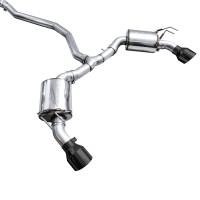 AWE Tuning - AWE 22+ Honda Civic Si/Acura Integra Touring Edition Catback Exhaust - Dual Diamond Black Tip - Image 13