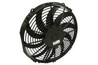 CSF Radiators - CSF 92-00 Honda Civic All-Aluminum Fan Shroud w/12in SPAL Fan - Black Finish - Image 2
