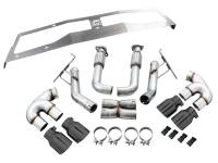 AWE Tuning - AWE 2020 Chevrolet Corvette (C8) Track Edition Exhaust - Quad Diamond Black Tips - Image 6