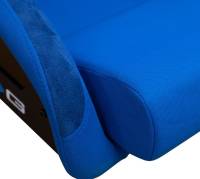 NRG Innovations - NRG Innovations FRP Bucket Seat (Blue Cloth) - Large - Image 6