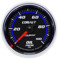 AutoMeter Cobalt 52mm 100 PSI Mechanical Oil Pressure Gauge