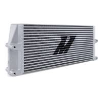 Mishimoto - Mishimoto Heavy-Duty Oil Cooler - 17in. Same-Side Outlets - Silver - Image 1