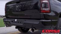 CORSA Performance - Corsa 19-24 Ram 1500 5.7L Crew Cab w/ 57in or 76in Bed Cat-Back Dual Rr Exit 5in Satin Polished Tips - Image 2