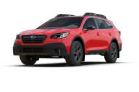 Rally Armor - Rally Armor 20+ Subaru Outback UR Red Mud Flap w/ White Logo - Image 2