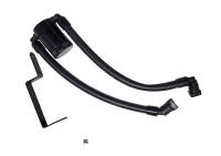 J&L Oil Separator Co - J&L 13-19 Ford Explorer Sport EcoBoost V6 Passenger Side Oil Separator 3.0 - Black Anodized - Image 1