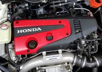 J&L Oil Separator Co - J&L 17-21 Honda Civic Type R Passenger Side Oil Separator 3.0 - Black Anodized - Image 2