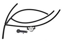 J&L 16-22 Nissan Titan 5.6L Passenger Side Oil Separator 3.0 - Clear Anodized