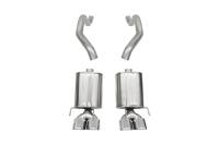 Corsa 2005-2007 Chevrolet Corvette (C6) 6.0L/6.2L Polished Sport Axle-Back Exhaust w/4.5in Tips