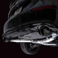 AWE Tuning - AWE 22+ Honda Civic Si/Acura Integra Track Edition Catback Exhaust - Dual Diamond Black Tips - Image 3