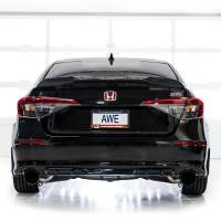 AWE Tuning - AWE 22+ Honda Civic Si/Acura Integra Track Edition Catback Exhaust - Dual Diamond Black Tips - Image 5