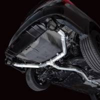 AWE Tuning - AWE 22+ Honda Civic Si/Acura Integra Track Edition Catback Exhaust - Dual Diamond Black Tips - Image 10