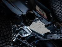 AWE Tuning - AWE 2021+ Ford Bronco 0FG Single Rear Exit Exhaust w/Diamond Black Tip & Bash Guard - Image 8
