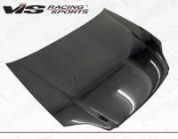 VIS Racing - VIS Racing Carbon Fiber Hood OEM Style for Honda Civic 2DR & 4DR 99-00 - Image 2