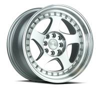 Aodhan Wheels Rim AH01 15x8 4x100/114.3 73.1CB ET20 Silver w/Machined Face