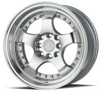 AodHan Wheels - Aodhan Wheels Rim AH03 15x8 4x100/114.3 73.1CB ET20 Silver w/Machined Face - Image 3