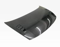 VIS Racing Carbon Fiber Hood RR Style for Honda Civic 2DR 06-11