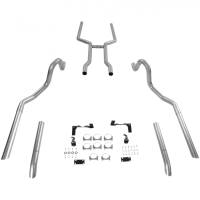 Flowmaster - Flowmaster 64-72 Chevelle Pipe Kit Header-Back System - 2.50 In. Dual Rear Exit (Pipes Only) - Image 3