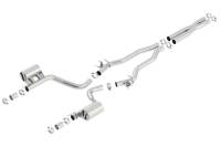 Borla - Borla 15-16 Dodge Charger Hellcat 6.2L V8 ATAK Catback Exhaust w/ Valves No Tips Factory Valance - Image 1
