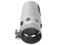 aFe Power (Advanced FLOW Engineering) - aFe SATURN 4S 4in SS Intercooled Exhaust Tip - Polished 4in In x 5in Out x 12in L Bolt-On - Image 4