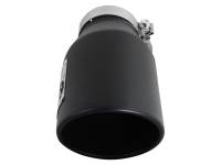 aFe Power (Advanced FLOW Engineering) - aFe Diesel Exhaust Tip Bolt On Black 4in Inlex x 6in Outlet x 12in - Image 3