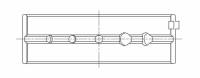 ACL Race Series - ACL Nissan SR20DE/DET GTiR Standard Size High Performance Main Bearing Set - 5 oil holes in upper 5M2975H-STD - Image 3