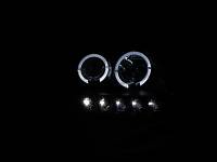 ANZO Headlights, Tail Lights and More  - ANZO 1997.5-2003 Ford F-150 Projector Headlights w/ Halo and LED Black 1pc - Image 2