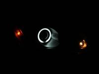 ANZO Headlights, Tail Lights and More  - ANZO 2004-2007 Mitsubishi Lancer Projector Headlights w/ Halo Black (CCFL) - Image 2