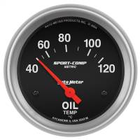 AutoMeter - AutoMeter Sport-Comp 66.7mm 40-120 Deg C Short Sweep Electronic Oil Temperature Gauge - Image 1