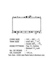 CSF Radiators - CSF 06-12 Mitsubishi Eclipse 3.8L OEM Plastic Radiator - Image 2