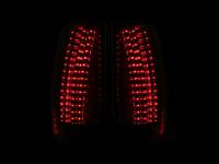 ANZO 2007-2011 Cadillac Escalade LED Taillights Chrome - Image 2