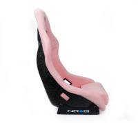 NRG Innovations - NRG Innovations FRP Bucket Seat Prisma Edition w/ Pearlized Back and Pink Alcantara (Medium) - Image 3