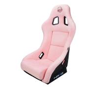 NRG Innovations - NRG Innovations FRP Bucket Seat Prisma Edition w/ Pearlized Back and Pink Alcantara (Medium) - Image 8
