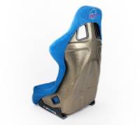 NRG Innovations - NRG Innovations FRP Bucket Seat ULTRA Edition - Large (Blue Alcantara/Gold Glitter Back) - Image 6