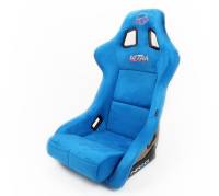 NRG Innovations - NRG Innovations FRP Bucket Seat ULTRA Edition - Large (Blue Alcantara/Gold Glitter Back) - Image 8