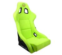NRG Innovations - NRG Innovations FRP Bucket Seat PRISMA Edition - Large (Neon Green Alcantara/  Pearlized Back) - Image 2