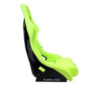 NRG Innovations - NRG Innovations FRP Bucket Seat PRISMA Edition - Large (Neon Green Alcantara/  Pearlized Back) - Image 3