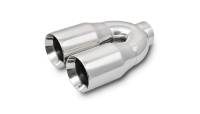 Vibrant Performance - Vibrant Performance 2.5in ID Dual 3.5in OD Round SS Tips (Double Wall, Straight Cut) - Image 1