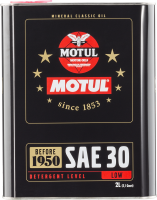 Motul - Motul Classic SAE 30 Oil - 6x2L - Case of 6 - Image 1
