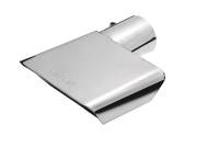 Gibson Performance Exhaust - Gibson Rectangle Sport Tip - Left - 6x2.75in OD/2.5in Inlet/6in Length - Stainless - Image 1