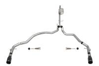 Corsa 2021-2025 Ford F-150 SuperCab/6.5in Bed 5.0L V8 Sport Cat-Back Dual Rear Exit-Black PVD