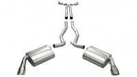 Corsa 2011-2015 Chevrolet Camaro Convertible SS 6.2L V8 Manual Polished Sport Cat-Back + XO Exhaust