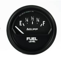 AutoMeter AutoGage 2-5/8in 0-90 Short Sweep Electrical Fuel Level - Black