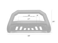 Armordillo - Armordillo 2004-2010 Dodge Dakota AR Series Bull Bar - Matte Black - Image 2