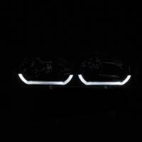 ANZO Headlights, Tail Lights and More  - ANZO 1988-1998 Chevrolet C1500 Crystal Headlights Chrome w/ Low - Brow - Image 2