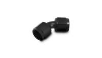 Vibrant Performance - Vibrant Performance -12AN X -12AN Female Flare Swivel 45 Deg Fitting (AN To AN) -Anodized Black Only - Image 1