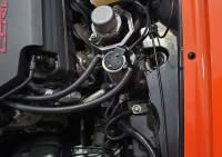 J&L Oil Separator Co - J&L 14-19 Chevrolet Corvette LT1 6.2L Driver Side Oil Separator 3.0 - Clear Anodized - Image 2